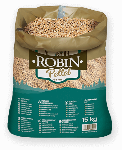 worek pelletu opałowego Robin do kupienia w Bobowej lub sklepie internetowym
